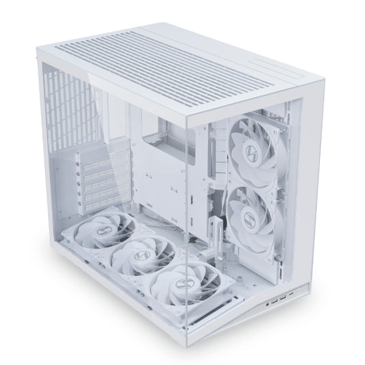 LIAN LI O11 Dynamic Mini V2 Flow Compact ATX Mid-Tower White Case