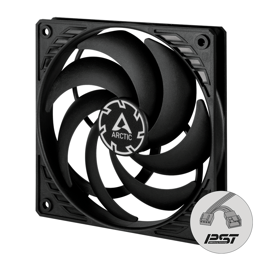 Arctic P12 Slim PWM PST Pressure-Optimised 120 mm PWM Fan with integrated Y-Cable