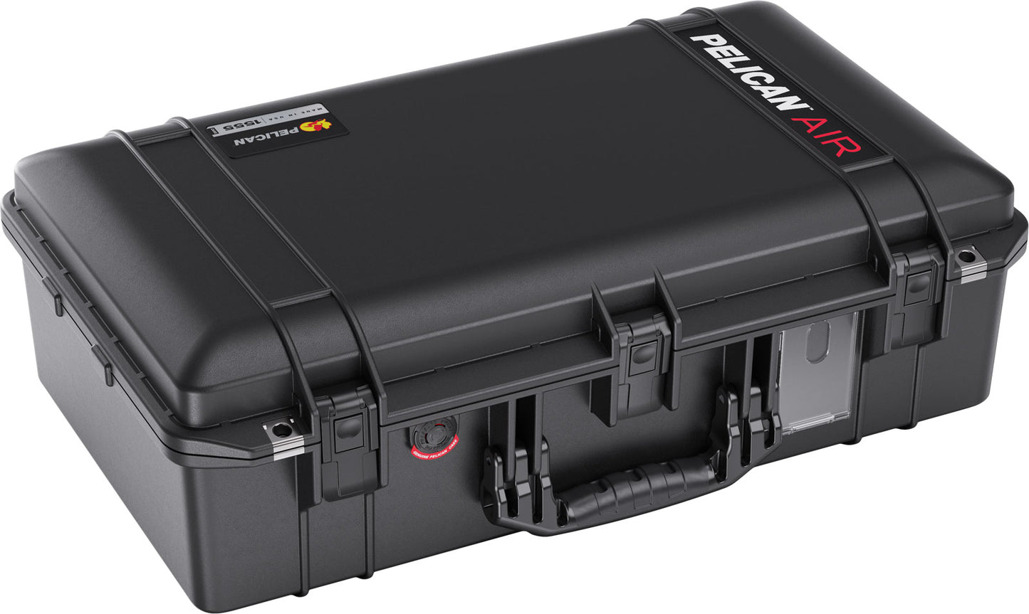 Pelican 1555 Air Case with lid and foam, Black (015550-0000-110)