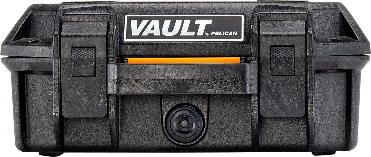 Pelican V100 Vault Small Pistol Case w/ Foam Black