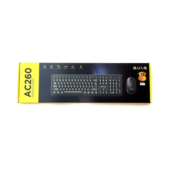 AULA AC260 WIRELESS KEYBOARD & MOUSE COMBO