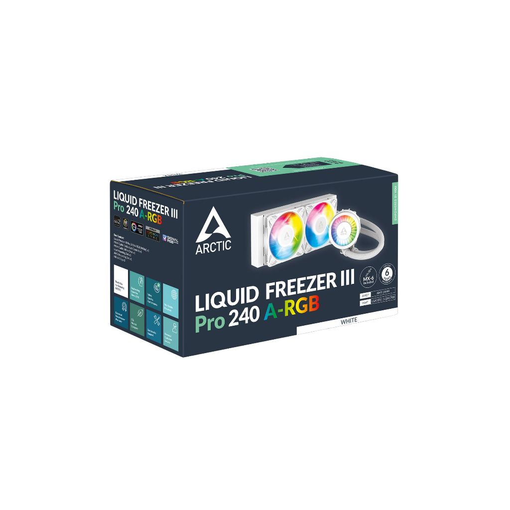 Arctic Liquid Freezer III Pro 240 A-RGB (White)