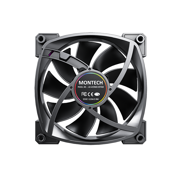 Montech AX120 PWM Black Chassis Fan