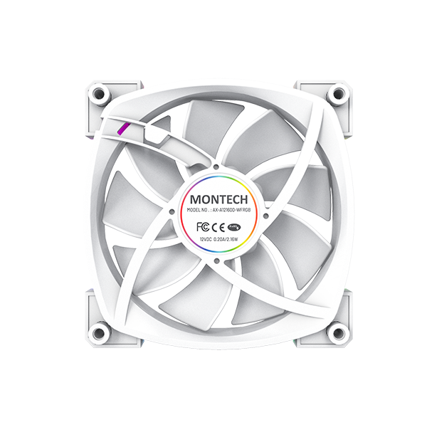 Montech AX120 PWM White Chassis Fan