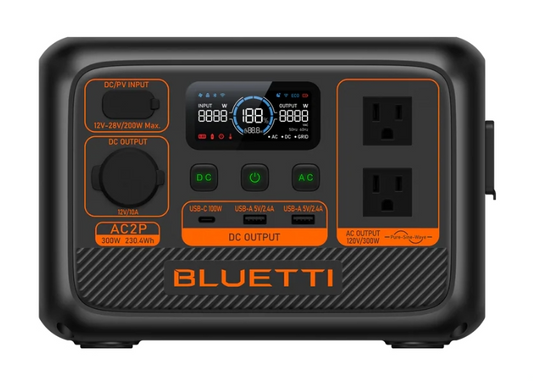 BLUETTI AC2P Portable Power Station | 300W 230.4Wh