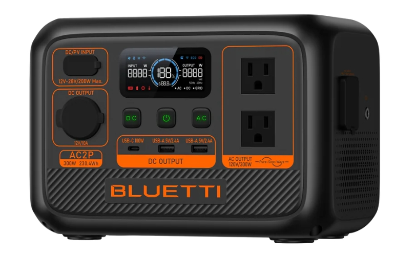 BLUETTI AC2P Portable Power Station | 300W 230.4Wh