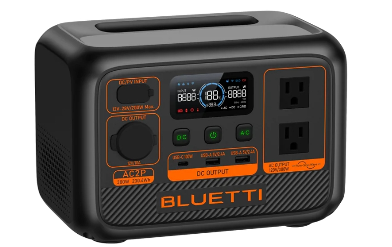 BLUETTI AC2P Portable Power Station | 300W 230.4Wh