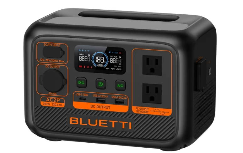 BLUETTI AC2P Portable Power Station | 300W 230.4Wh
