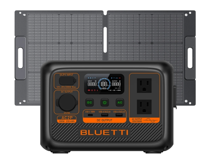 BLUETTI AC2P Portable Power Station | 300W 230.4Wh