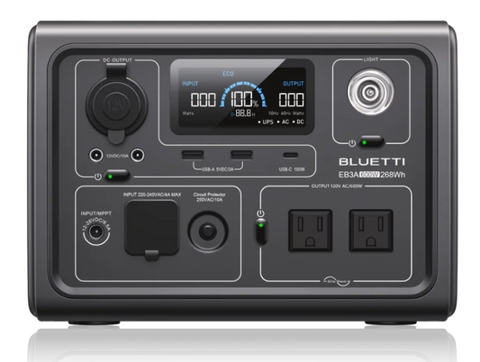 BLUETTI EB3A Portable Power Station | 600W 268Wh