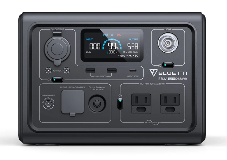 BLUETTI EB3A Portable Power Station | 600W 268Wh