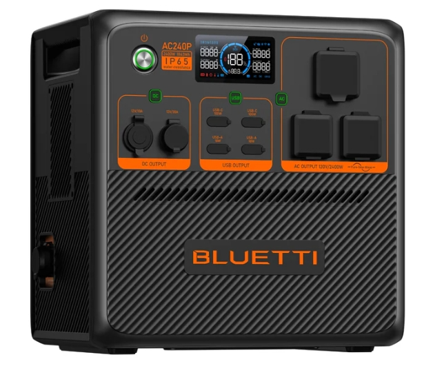 BLUETTI AC240P Portable Power Station | 2,400W 1,843Wh