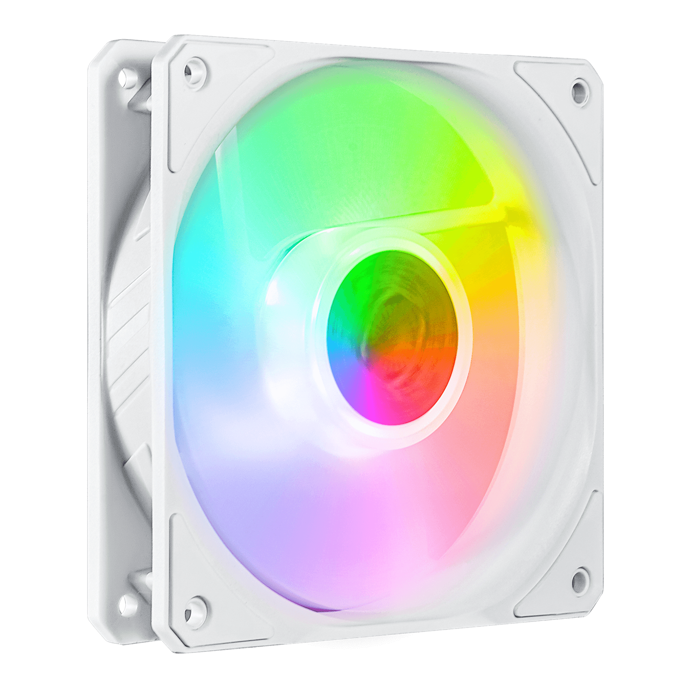 CoolerMaster SICKLEFLOW 120 ARGB WHITE EDITION 20mm ARGB PC Case Fan (MFX-B2DW-18NPA-R1 FN1533)
