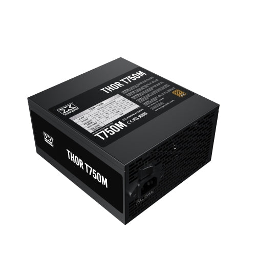 XIGMATEK Thor T750M (Full Range,DF APFC,Black Flat Full Modular Cable,80+ Bronze,120mm Fan,EU Power Cord,Color Box)