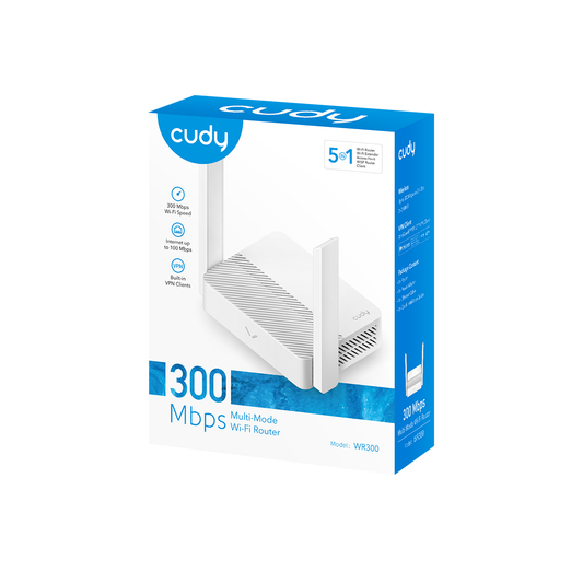 Cudy 300 Mbps Multi-Mode Wi-Fi Router