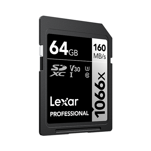 Lexar Professional 1066x SDXC™ UHS-I cards