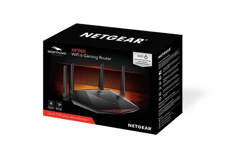 NETGEAR Nighthawk Pro Gaming WiFi 6 Router, 5.4Gbps, with DumaOS 3.0 AX5400 WiFi Gaming Router (XR1000)