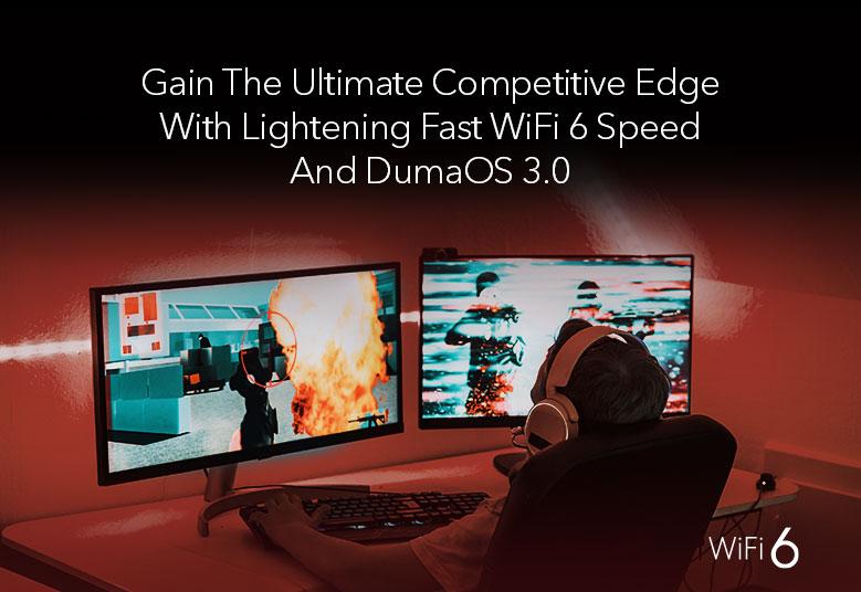 NETGEAR Nighthawk Pro Gaming WiFi 6 Router, 5.4Gbps, with DumaOS 3.0 AX5400 WiFi Gaming Router (XR1000)