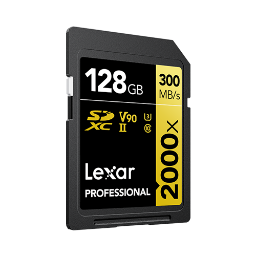 Lexar Professional 2000x SDHC™/SDXC™ UHS-II Cards GOLD Series