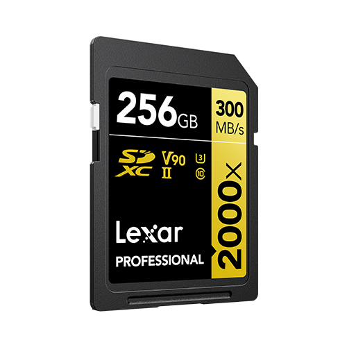 Lexar Professional 2000x SDHC™/SDXC™ UHS-II Cards GOLD Series