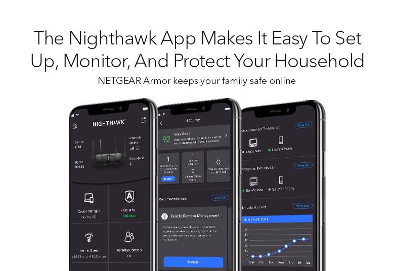 NETGEAR Nighthawk AX 5-Stream Dual-Band WiFi 6 Router (up to 2.4Gbps)