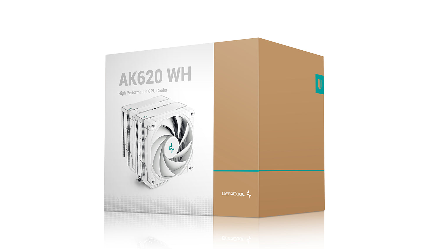 DeepCool AK620 Black/ White / Zero Dark, Dual Tower CPU Air Cooler