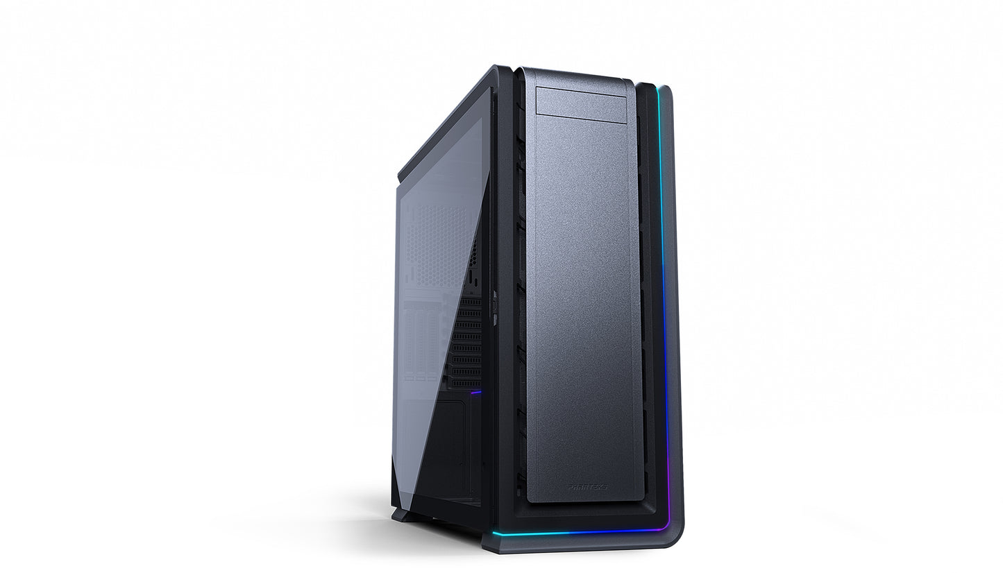 Phanteks Enthoo 719 High Performance Full Tower Case – Tempered Glass, Aluminum panels, dual system/psu support, massive storage, Fan Hub, Digital-RGB lighting (PH-ES719LTG)