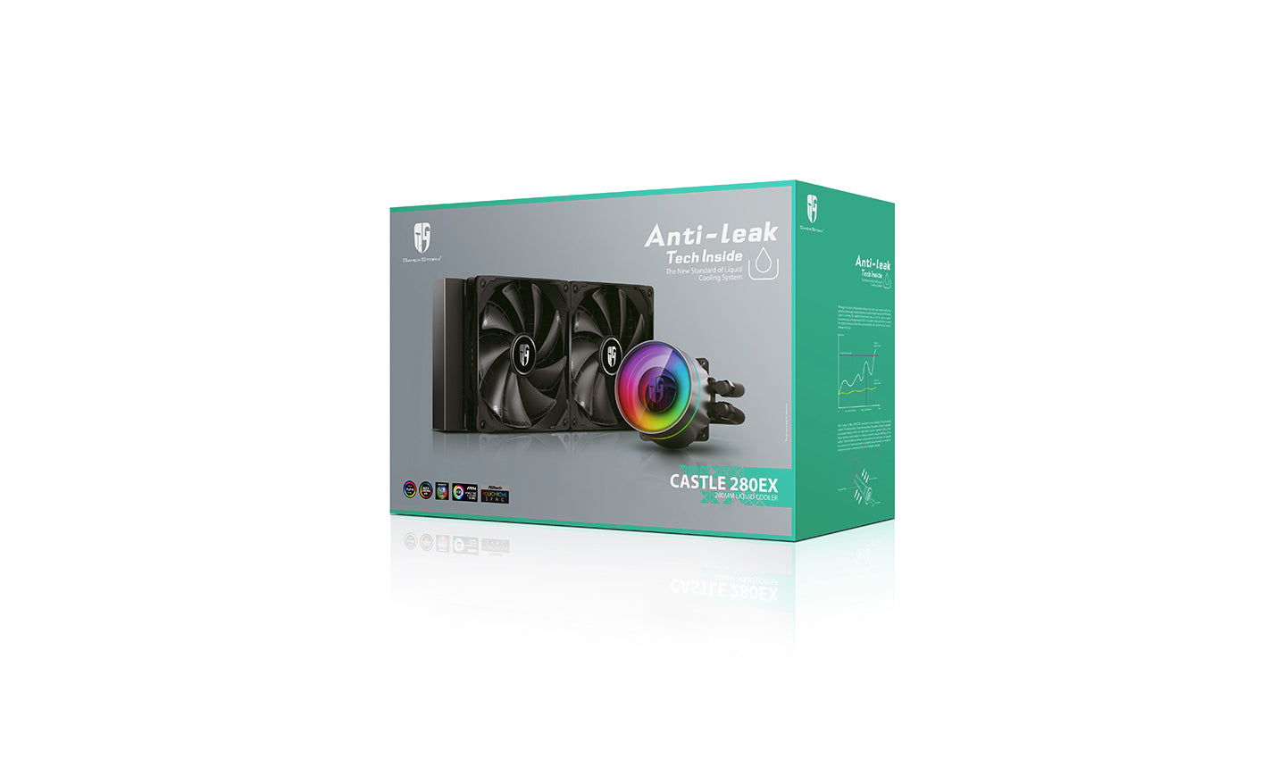 DeepCool CASTLE 280EX AIO liquid CPU cooler