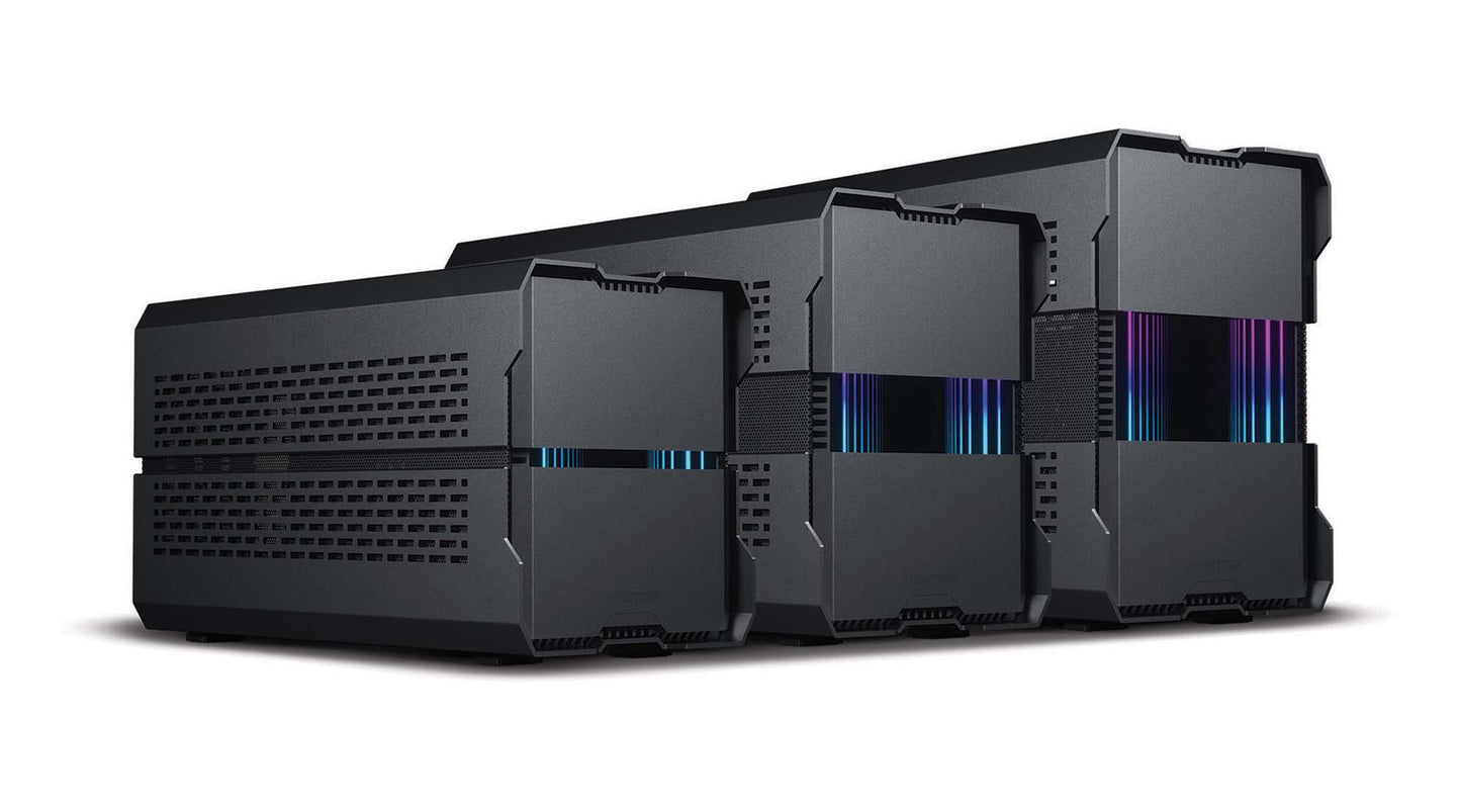 Phanteks Evolv Shift XT, extendable Small Form-Factor Chassis, Mini-ITX Gaming Chassis, PCI-e Gen4 Riser Cable, Digital-RGB Infinity Mirror, Triple-Slot GPU Support (PH-ES121XT)