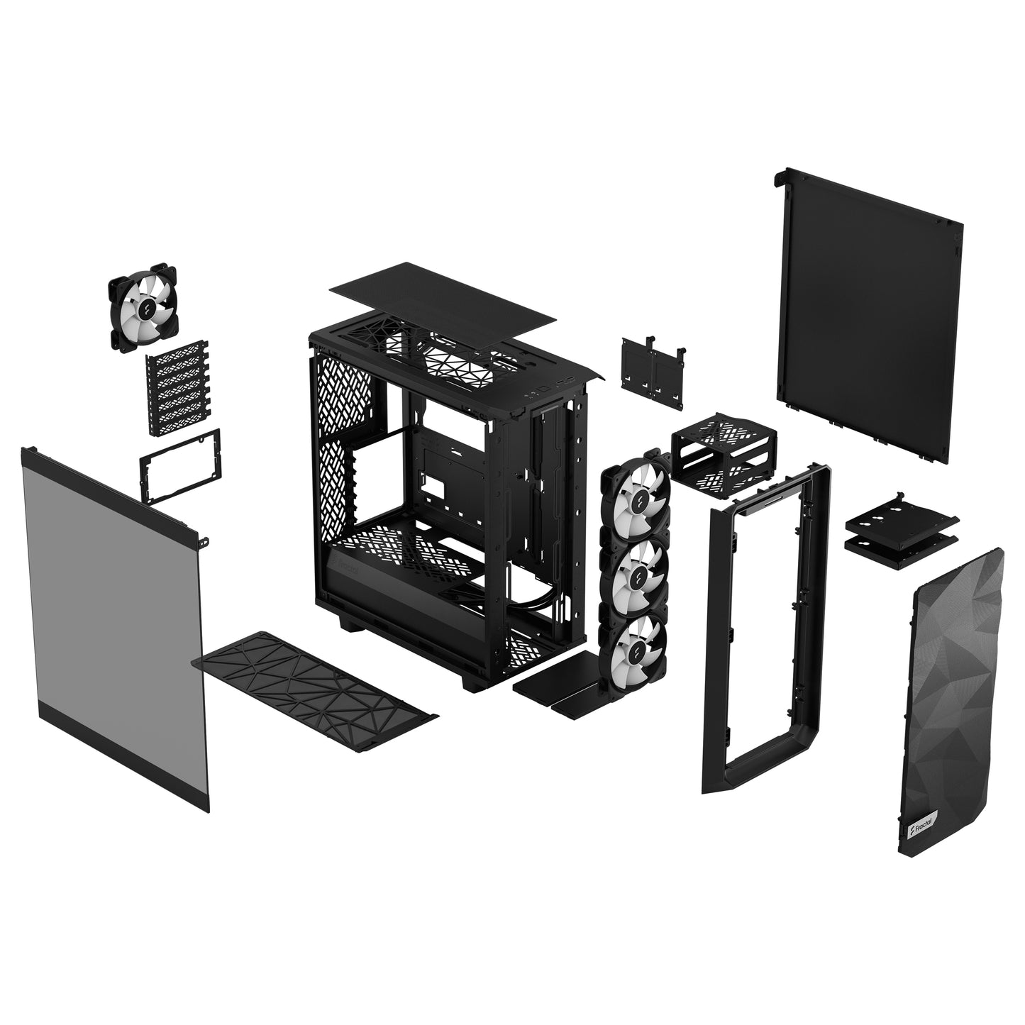 Fractal Design Meshify 2 Compact Lite Mid-tower Computer Case