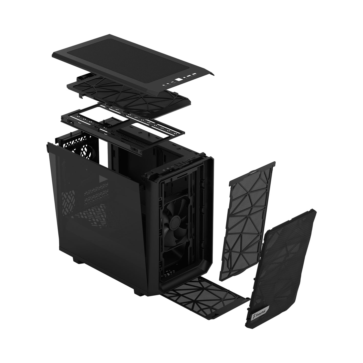 Fractal Design Meshify 2 Nano Mini ITX High-Airflow Tempered Glass Window Computer Case
