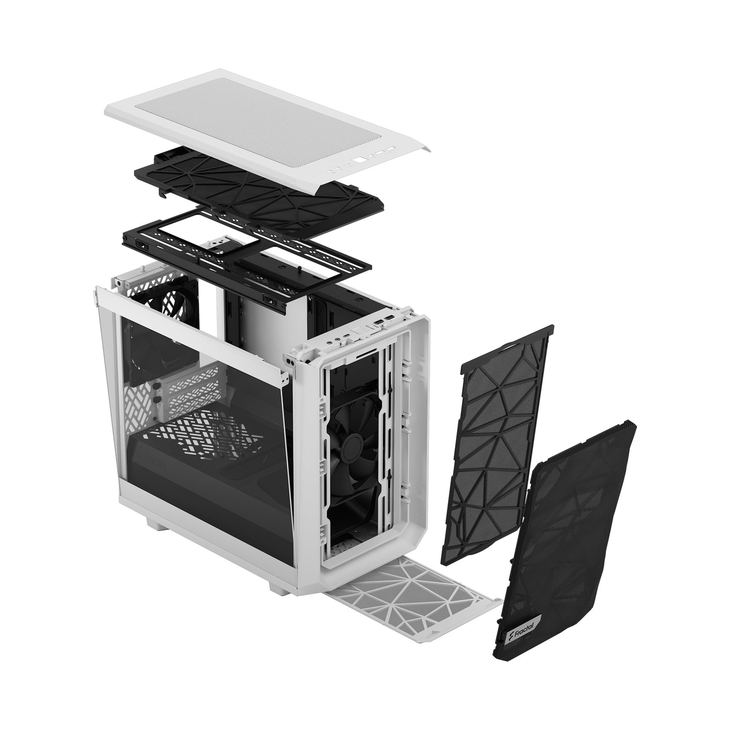 Fractal Design Meshify 2 Nano Mini ITX High-Airflow Tempered Glass Window Computer Case