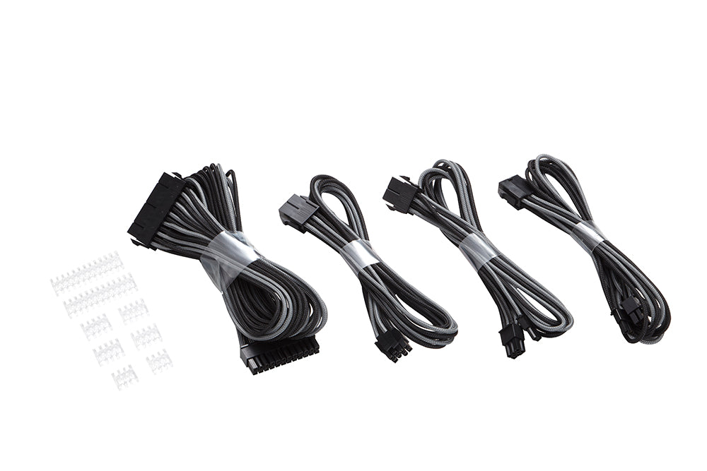 Phanteks 24 Pin/ 8pin (4+4) M/B, 8pin (6+2) PCI-E Extension Cable Kit 500mm Length ( PH-CBCMBO)