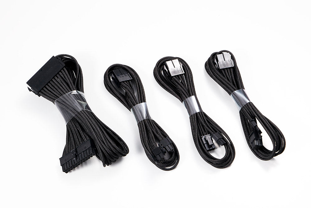 Phanteks 24 Pin/ 8pin (4+4) M/B, 8pin (6+2) PCI-E Extension Cable Kit 500mm Length (PH-CBCMBO_#)