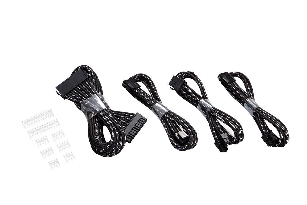 Phanteks 24 Pin/ 8pin (4+4) M/B, 8pin (6+2) PCI-E Extension Cable Kit 500mm Length ( PH-CBCMBO)