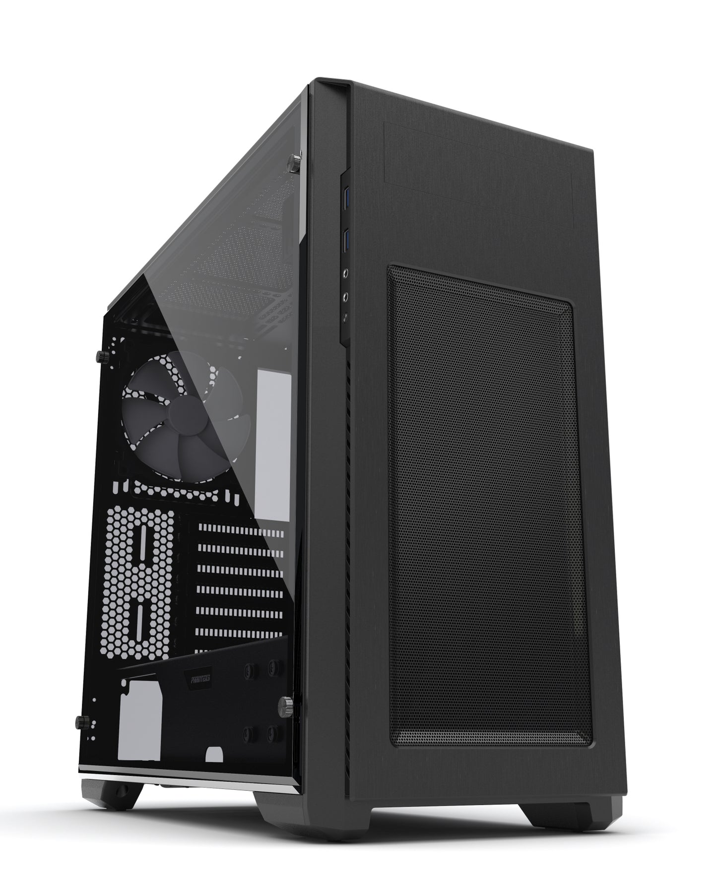 Phanteks Enthoo Pro M ATX Tower Chassis with Full Tempered Glass (PH-ES515PTG)
