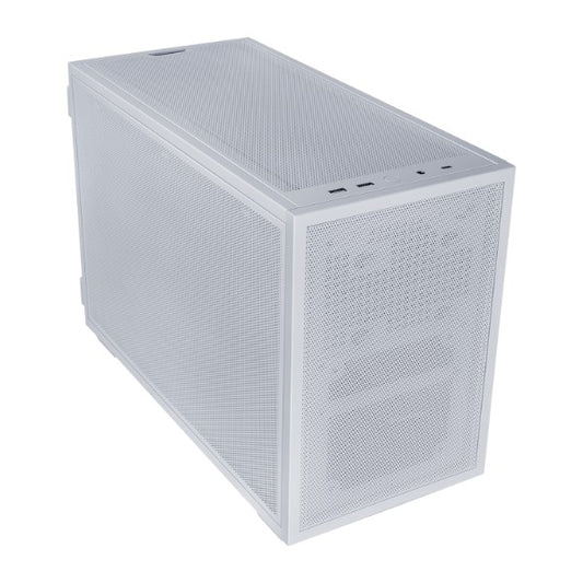LIAN LI B4-mATX Mesh Slim Fans, 2 Pre-Installed 120mm Slim Top Fans