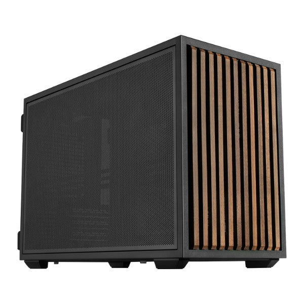LIAN LI B4-mATX  2 Slim Fans,Wood | 2 Pre-Installed 120mm Slim Top Fans