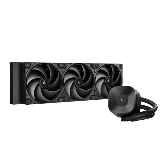 DEEPCOOL LE360 V2 Zero Dark 360mm AIO Liquid CPU Cooler – Black