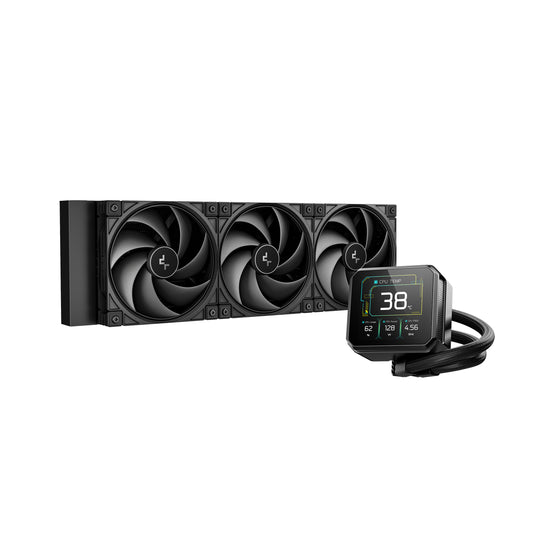 DEEPCOOL Spartacus 360 3.4″ IPS LCD 360mm CPU Liquid Cooler - Black