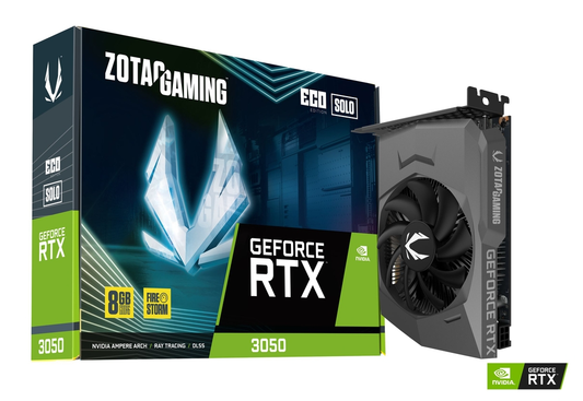 ZOTAC GAMING RTX 3050 ECO SOLO 8GB GDDR6
