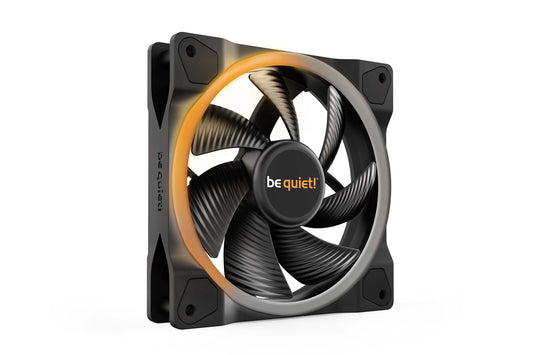 Be Quiet LIGHT WINGS 120mm PWM Impressive Lighting, Superior Cooling (BL072)