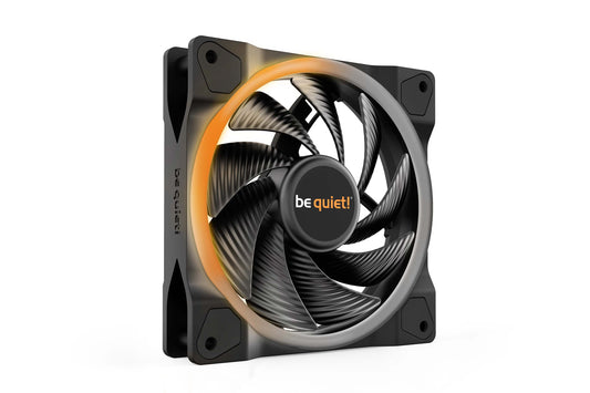 Be Quiet LIGHT WINGS 120mm PWM high-speed Impressive Lighting, Superior Cooling (BL073)