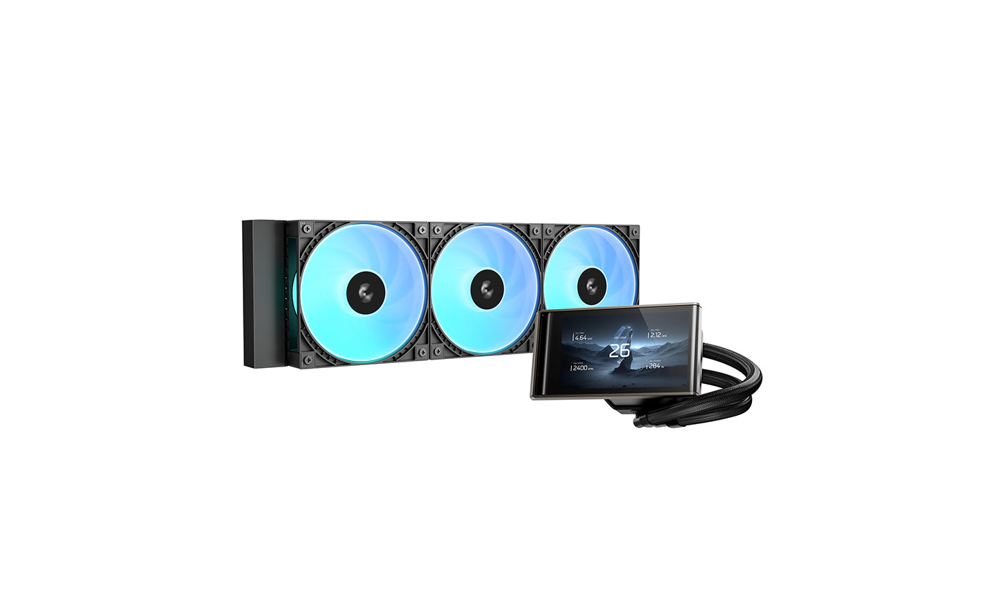 DeepCool LT360 Vision ARGB Large Screen with Silent Cooling