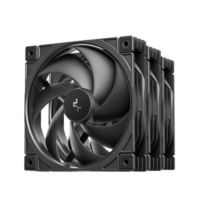 DEEPCOOL FD12 V2 3-IN-1 120mm Performance Fans - Black