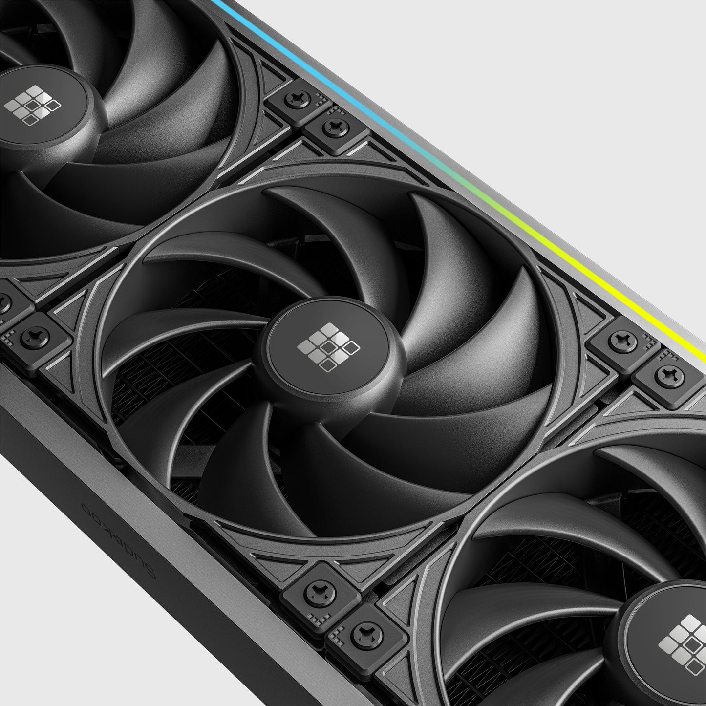 SUDOKOO PROTEUS 360 - 360mm AIO LCD CPU Cooler with Customizable 3.4" Digital Display - Black