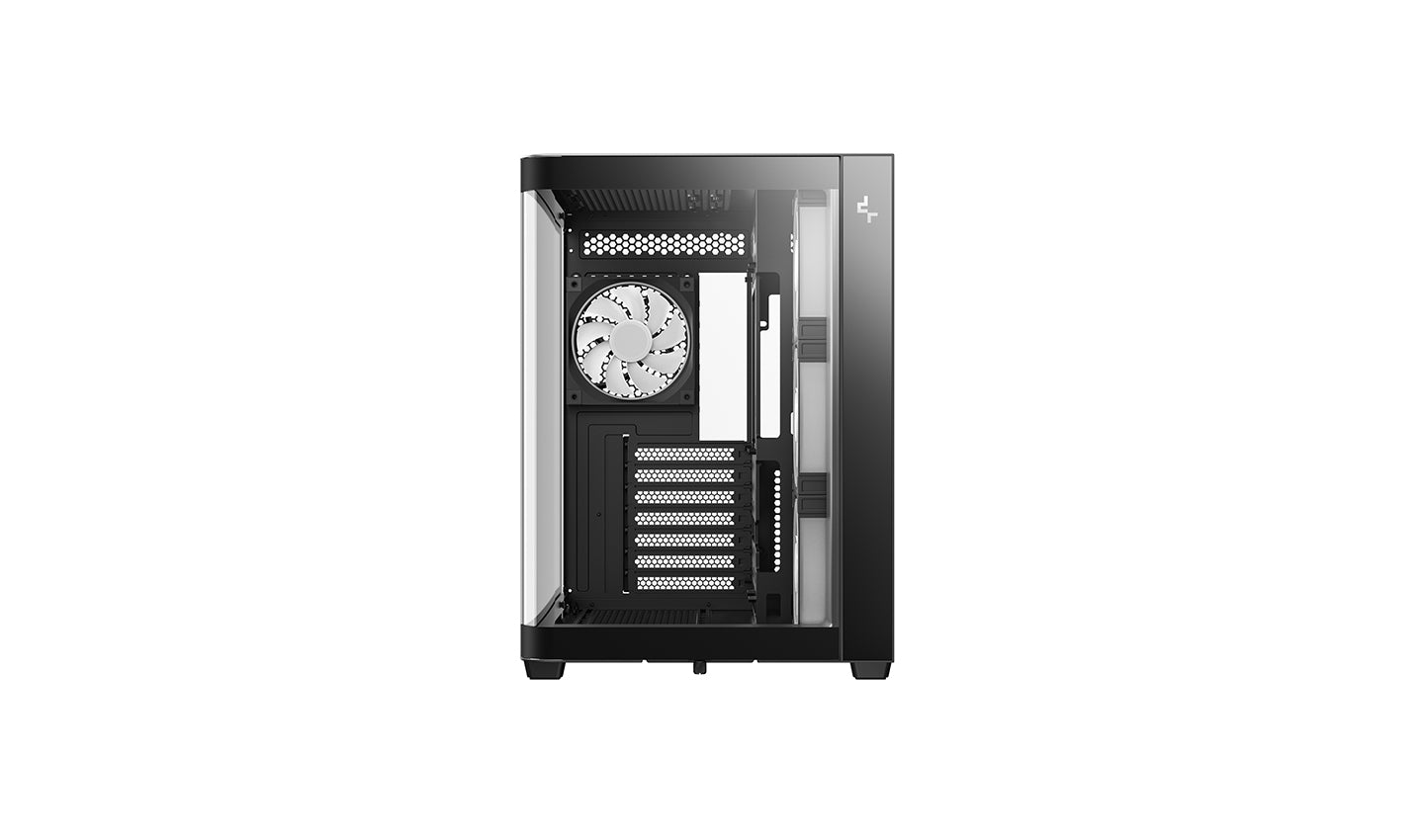 DeepCool CG530U 4F Black Panoramic Curved Glass Dual Chamber ATX PC Case