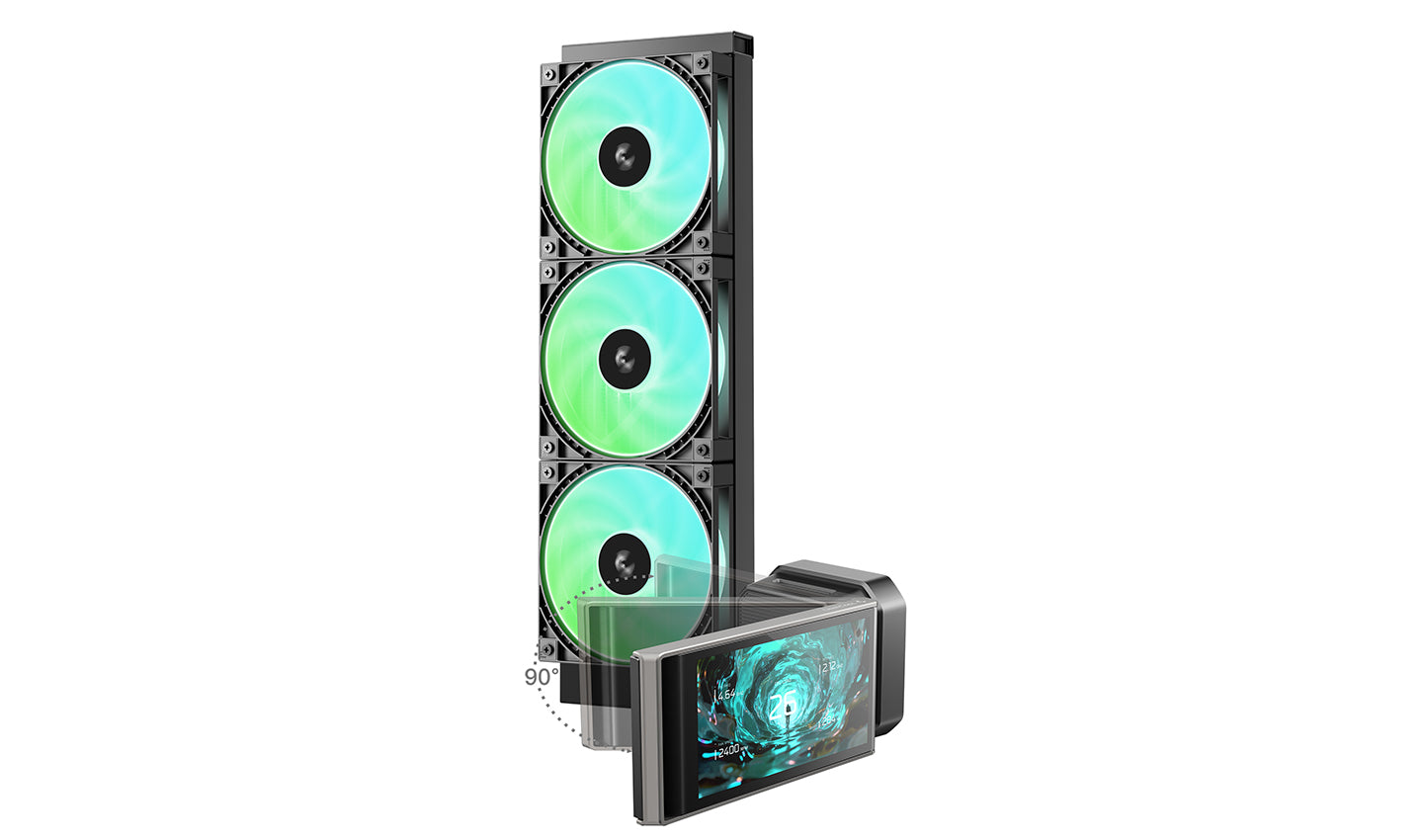 DeepCool LT360 Vision ARGB Large Screen with Silent Cooling