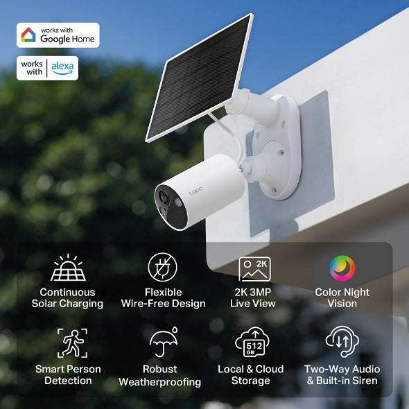 Tp-Link Tapo C410 KIT I Solar-Powered Security Camera Kit