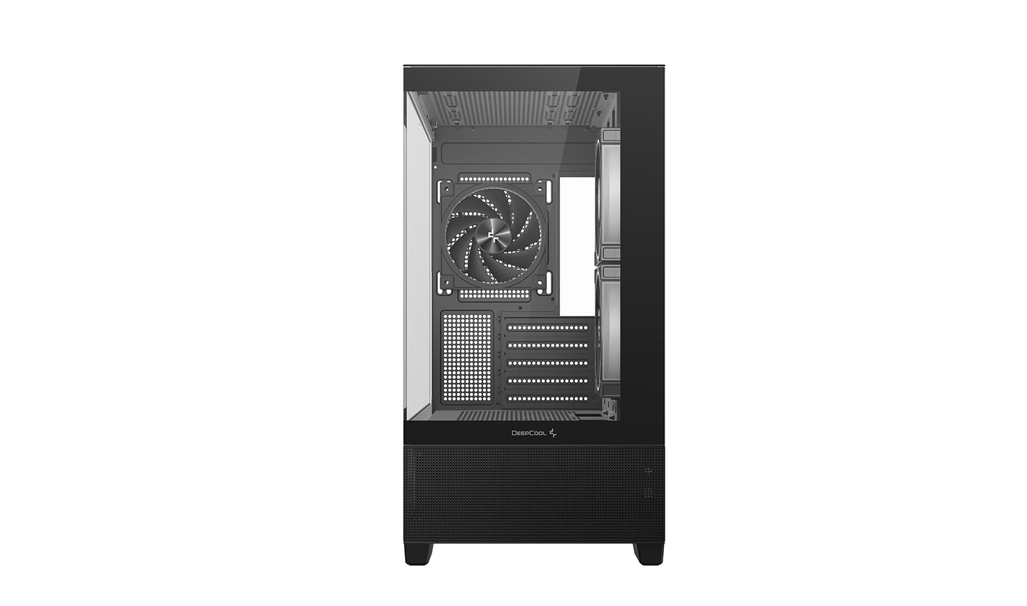 Deepcool CG380 3F Panoramic Micro-ATX (Black)